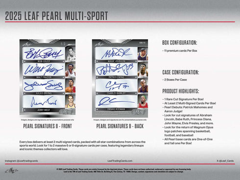 2025 LEAF PEARL MULTI-SPORT